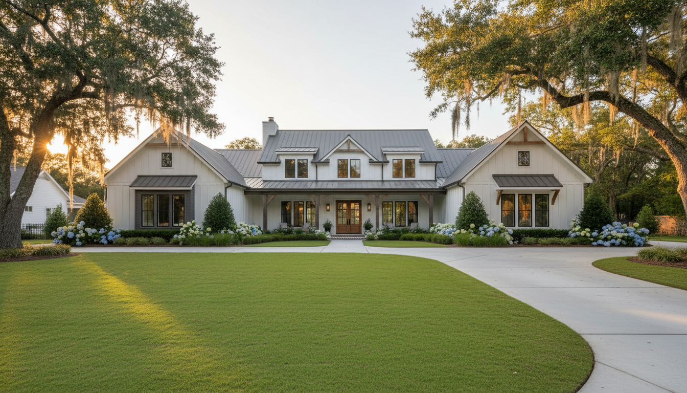 Finished custom home build